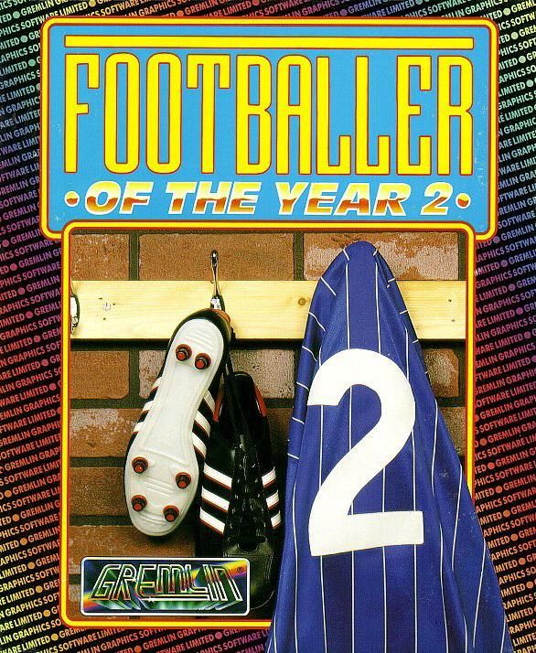 Footballer of the Year box art for Commodore 64